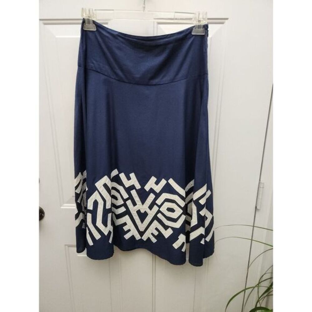 Michael Kors Navy A-Line Flare Skirt‎ Size 4
